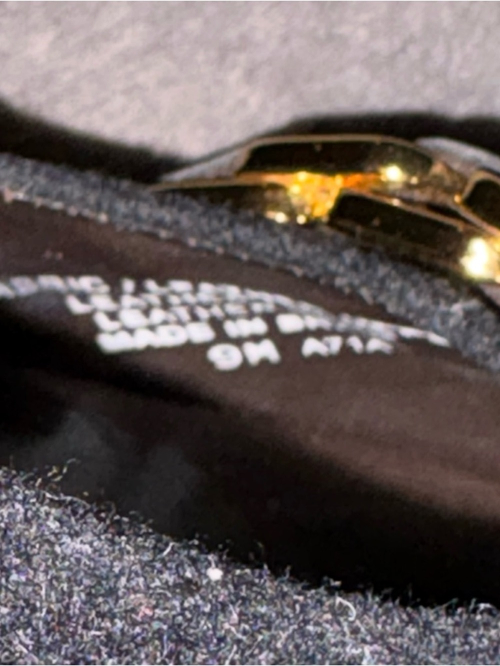 Tory Burch Martha Chain Link Ballet Flats Black Flannel Sz 9 - Picture 9 of 9